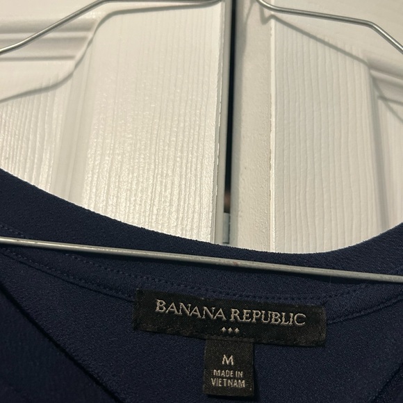 Banana Republic Navy Blue Blouse - Picture 2 of 2